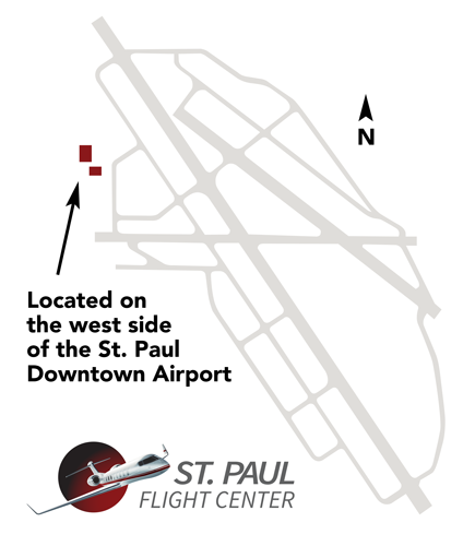 St Paul Flight Map